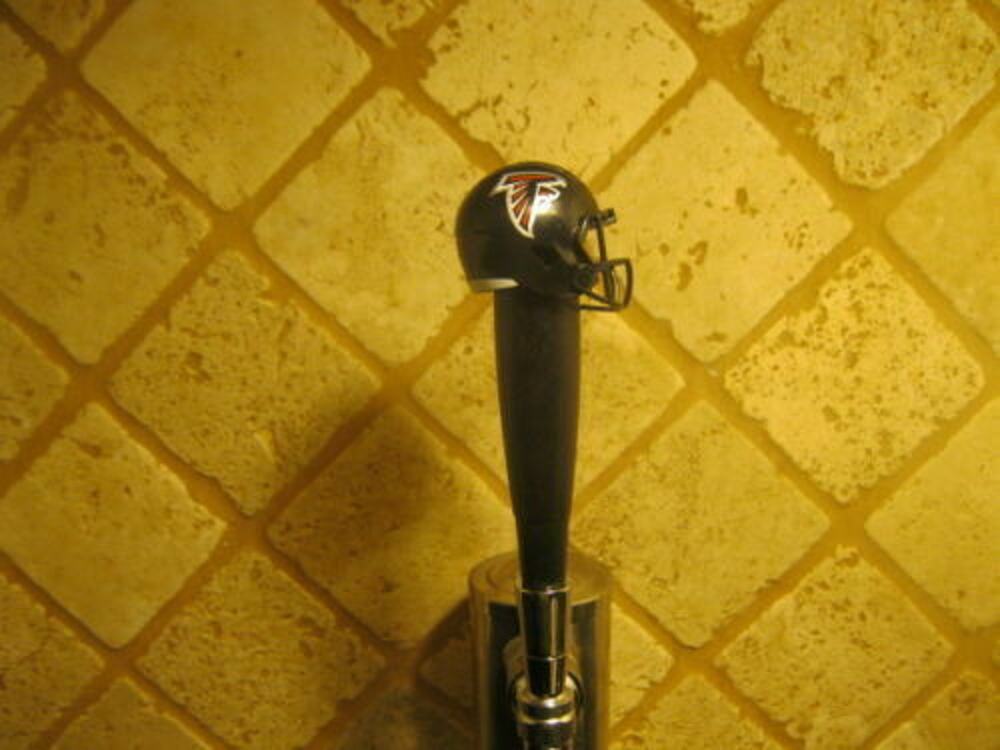 Atlanta Falcons Beer Tap Handle Team Football Keg Black Wood Pull Knob Brew